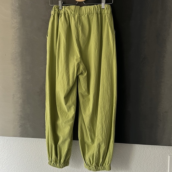 Rare Free People Remi Trousers Celery Green XS - Picture 4 of 13